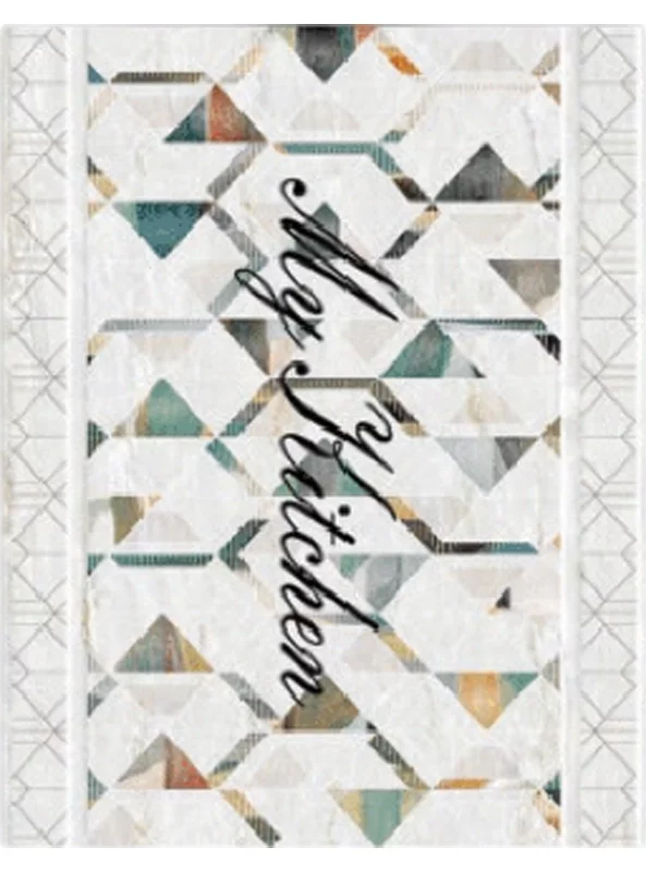 فرشینه و قالیچه آشپزخانه برند رویان کد D54 سایت خرید برو