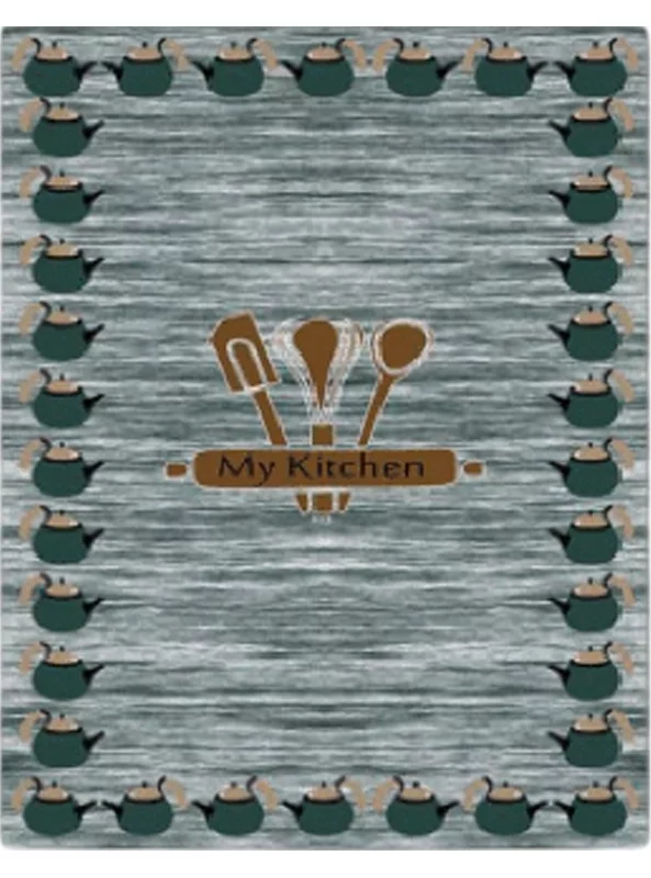 فرشینه و قالیچه آشپزخانه برند رویان کد D58 سایت خرید برو