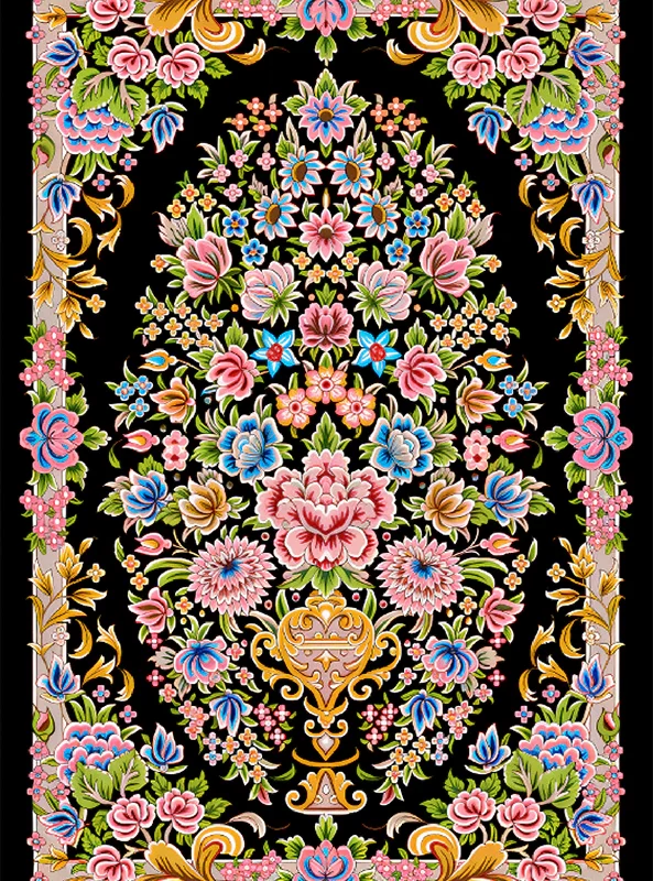 قالیچه و فرشینه سنتی و مدرن هال و پذیرایی برند رویان کدZ18 سایت خرید برو