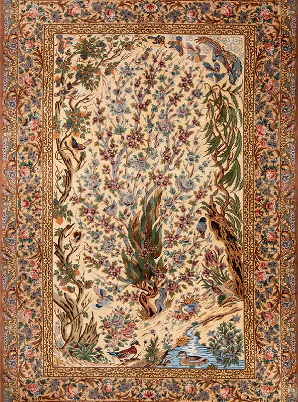 قالیچه و فرشینه سنتی و مدرن هال و پذیرایی برند رویان کدZ26 سایت خرید برو