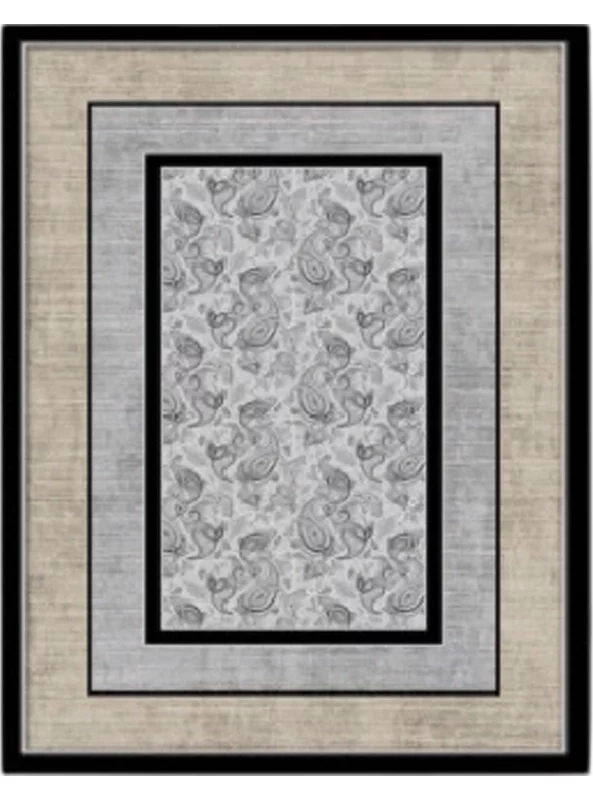 قالیچه و فرشینه سنتی و مدرن هال و پذیرایی برند رویان کدZ29 سایت خرید برو