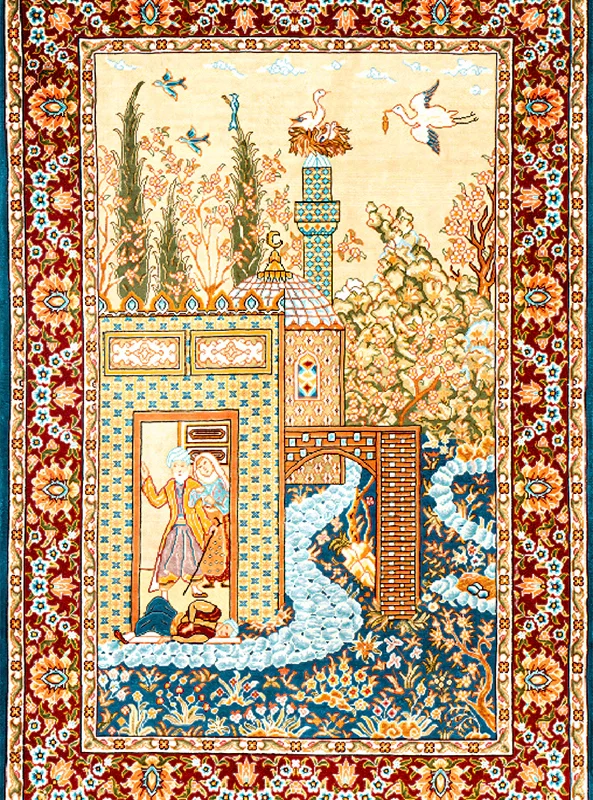 قالیچه و فرشینه سنتی و مدرن هال و پذیرایی برند رویان کدZ36 سایت خرید برو