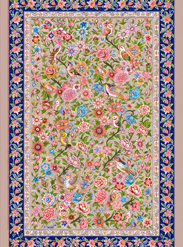 قالیچه و فرشینه سنتی و مدرن هال و پذیرایی برند رویان کدZ39 سایت خرید برو