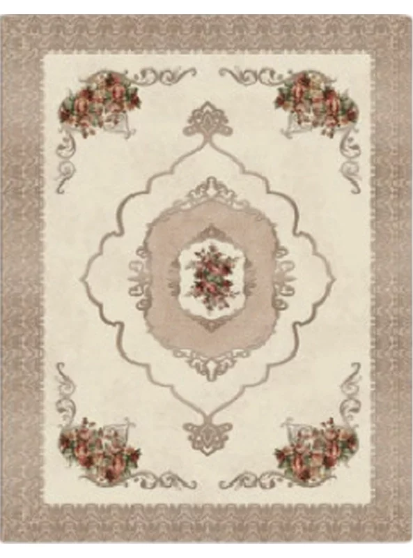 قالیچه و فرشینه سنتی و مدرن هال و پذیرایی برند رویان کدZ82 سایت خرید برو