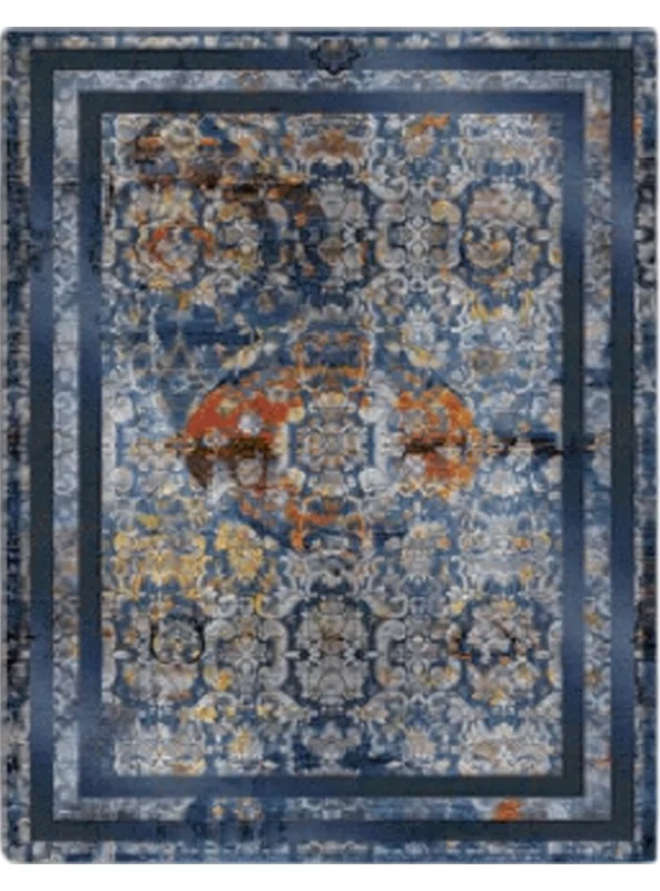 قالیچه و فرشینه سنتی و مدرن هال و پذیرایی برند رویان کدZ95 سایت خرید برو