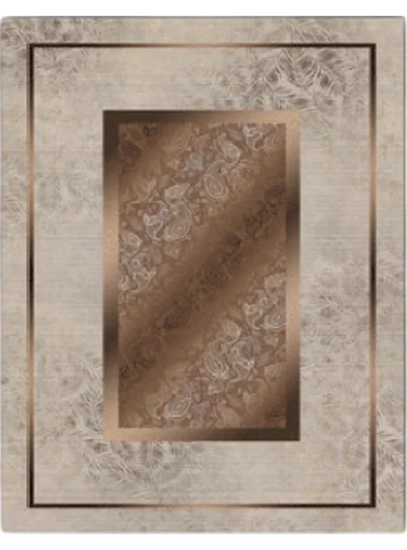 قالیچه و فرشینه سنتی و مدرن هال و پذیرایی برند رویان کدZ96 سایت خرید برو