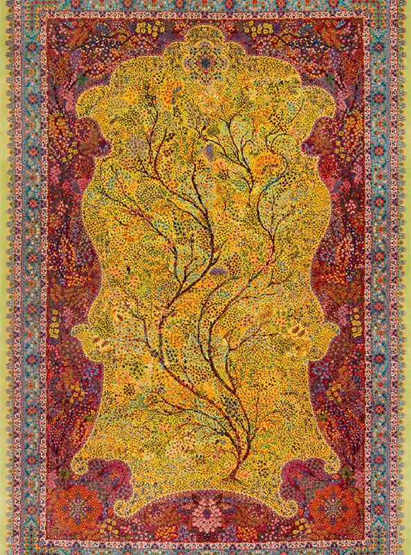 قالیچه و فرشینه سنتی و مدرن هال و پذیرایی برند رویان کدZ97 سایت خرید برو