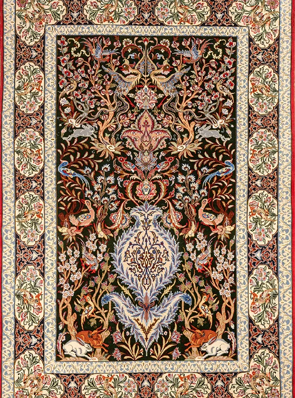 قالیچه و فرشینه سنتی و مدرن هال و پذیرایی برند رویان کدZ99 سایت خرید برو