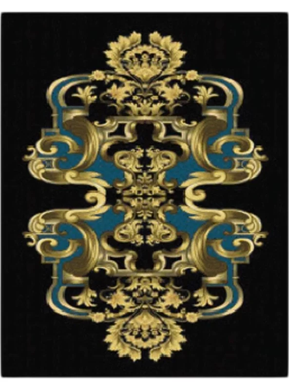 قالیچه و فرشینه سنتی و مدرن هال و پذیرایی برند رویان کدZ110 سایت خرید برو