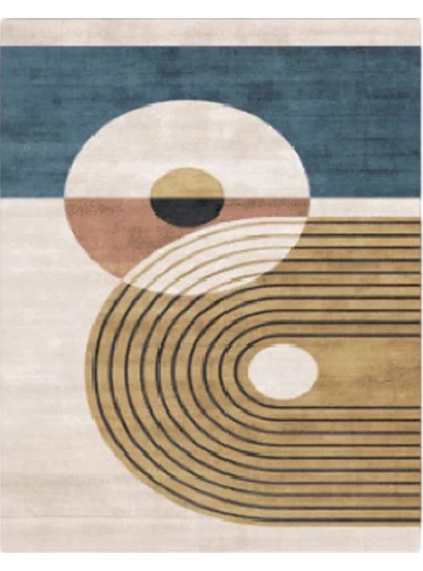 قالیچه و فرشینه سنتی و مدرن هال و پذیرایی برند رویان کدZ124 سایت خرید برو