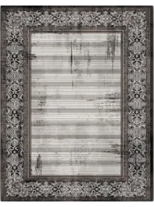 قالیچه و فرشینه سنتی و مدرن هال و پذیرایی برند رویان کدZ132 سایت خرید برو