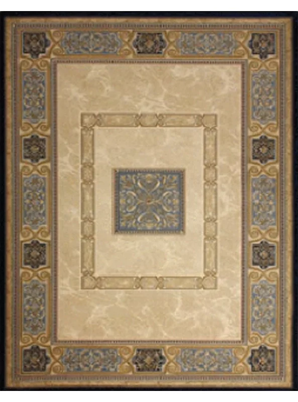 قالیچه و فرشینه سنتی و مدرن هال و پذیرایی برند رویان کدZ139 سایت خرید برو