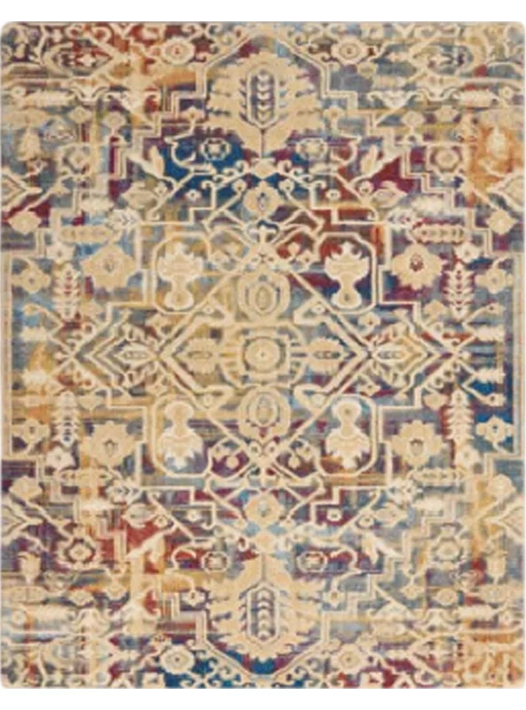 قالیچه و فرشینه سنتی و مدرن هال و پذیرایی برند رویان کدZ166 سایت خرید برو