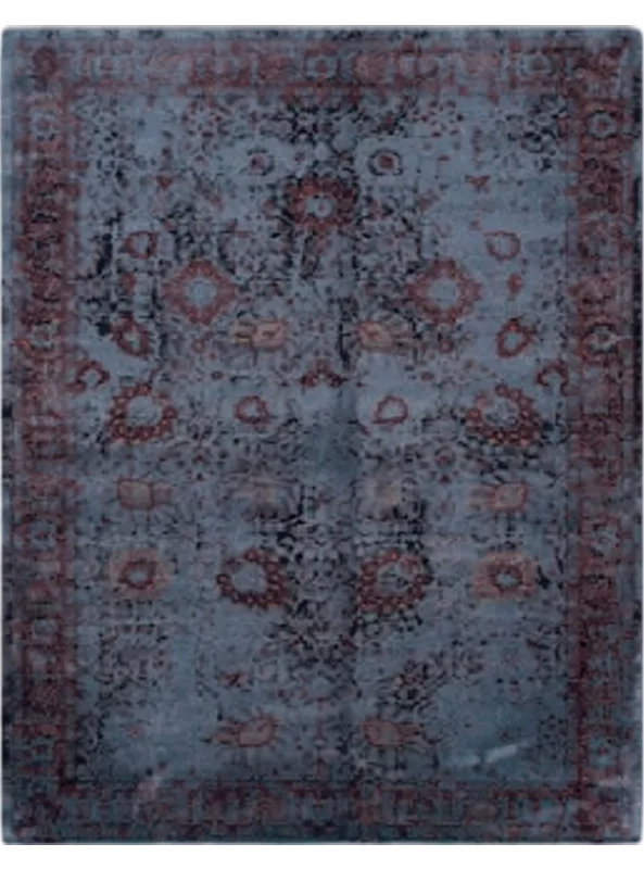 قالیچه و فرشینه سنتی و مدرن هال و پذیرایی برند رویان کدZ175 سایت خرید برو