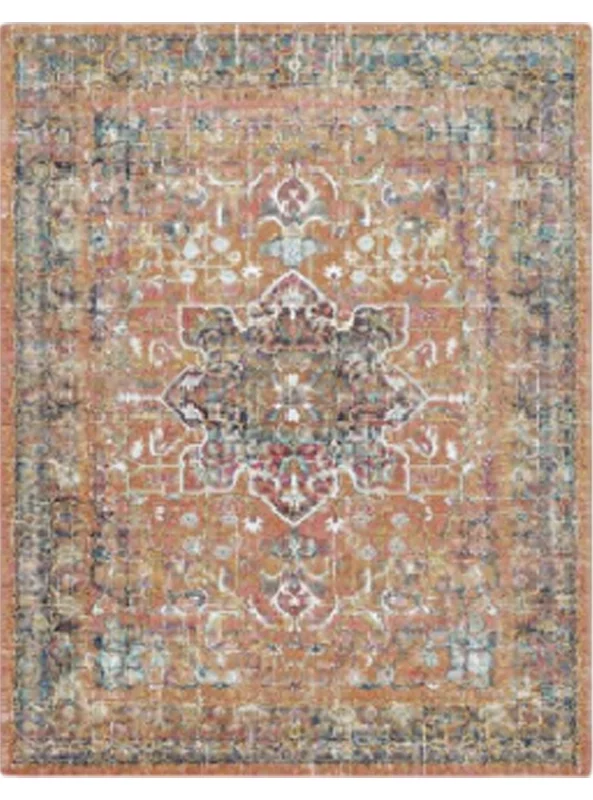 قالیچه و فرشینه سنتی و مدرن هال و پذیرایی برند رویان کدZ199 سایت خرید برو