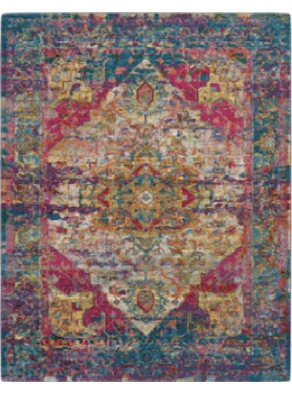 قالیچه و فرشینه سنتی و مدرن هال و پذیرایی برند رویان کدZ238 سایت خرید برو