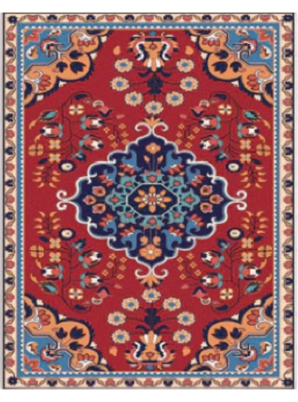 قالیچه و فرشینه سنتی و مدرن هال و پذیرایی برند رویان کدZ240 سایت خرید برو