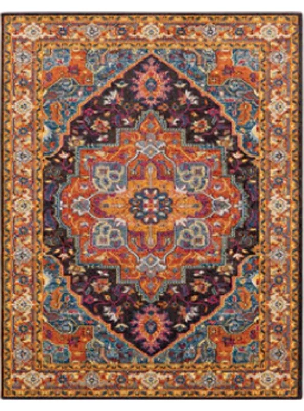 قالیچه و فرشینه سنتی و مدرن هال و پذیرایی برند رویان کدZ243 سایت خرید برو