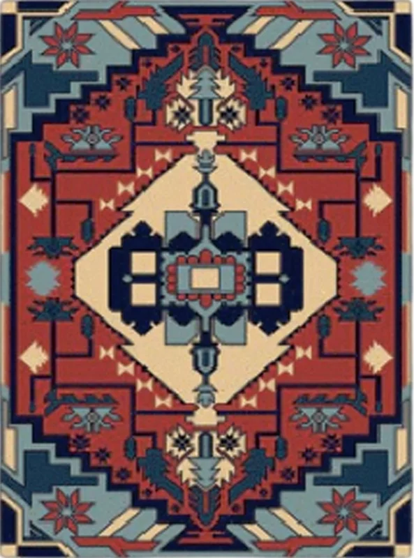 قالیچه و فرشینه سنتی و مدرن هال و پذیرایی برند رویان کدZ246 سایت خرید برو