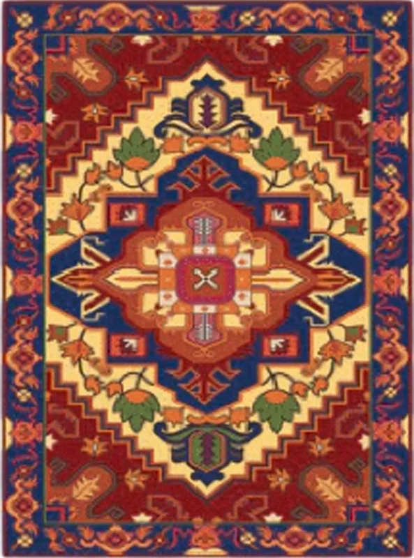 قالیچه و فرشینه سنتی و مدرن هال و پذیرایی برند رویان کدZ251 سایت خرید برو