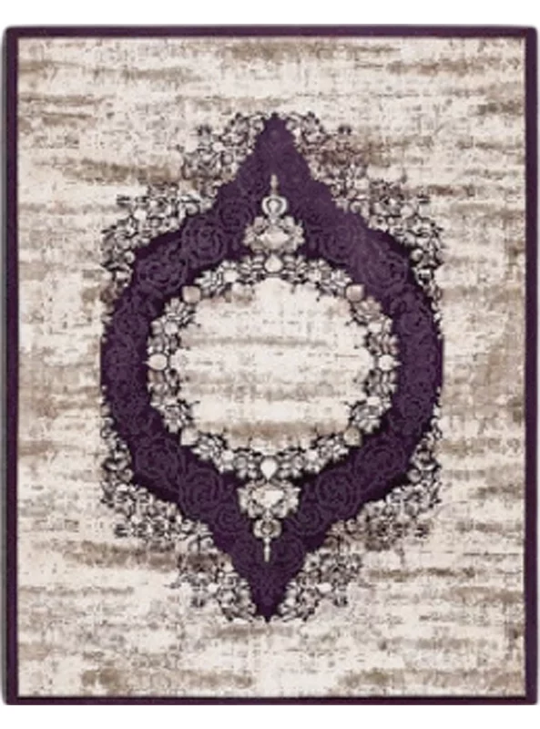 قالیچه و فرشینه سنتی و مدرن هال و پذیرایی برند رویان کدZ271 سایت خرید برو