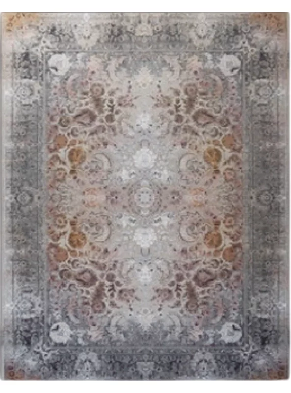 قالیچه و فرشینه سنتی و مدرن هال و پذیرایی برند رویان کدZ272 سایت خرید برو