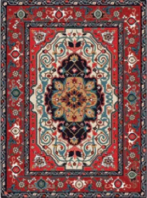 قالیچه و فرشینه سنتی و مدرن هال و پذیرایی برند رویان کدZ276 سایت خرید برو