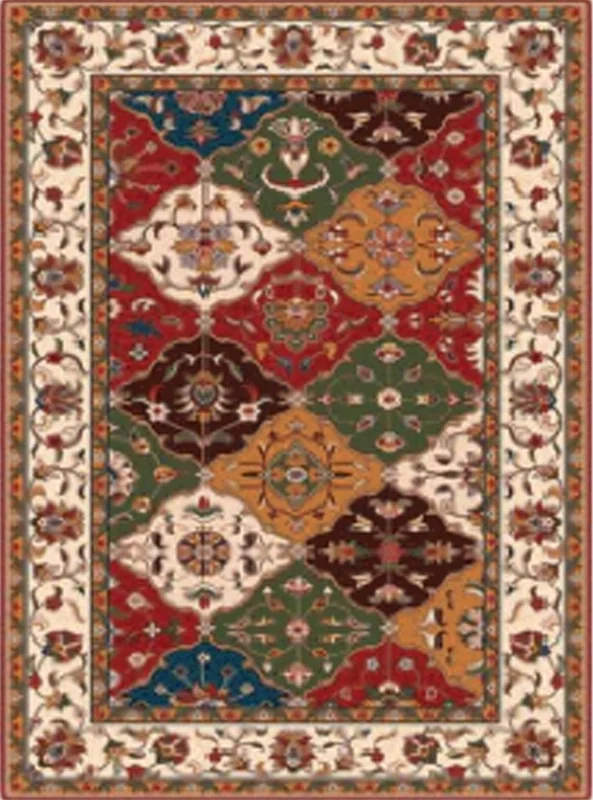 قالیچه و فرشینه سنتی و مدرن هال و پذیرایی برند رویان کدZ277 سایت خرید برو