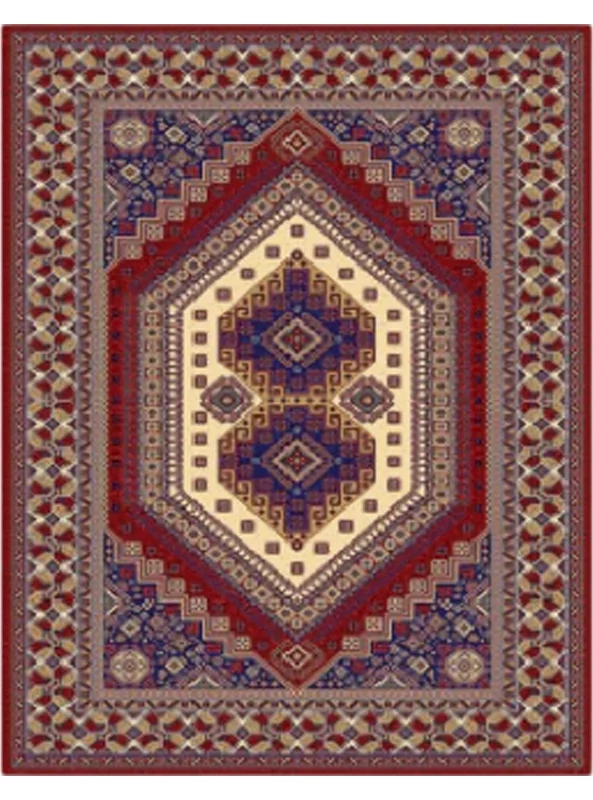 قالیچه و فرشینه سنتی و مدرن هال و پذیرایی برند رویان کدZ281 سایت خرید برو