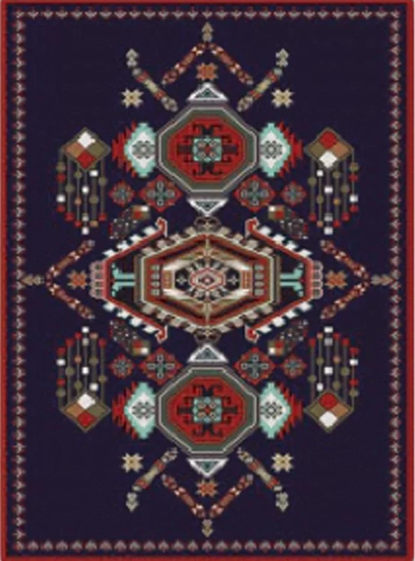 قالیچه و فرشینه سنتی و مدرن هال و پذیرایی برند رویان کدZ286 سایت خرید برو