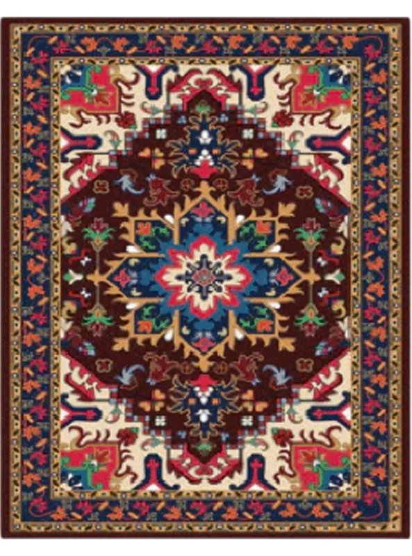 قالیچه و فرشینه سنتی و مدرن هال و پذیرایی برند رویان کدZ288 سایت خرید برو