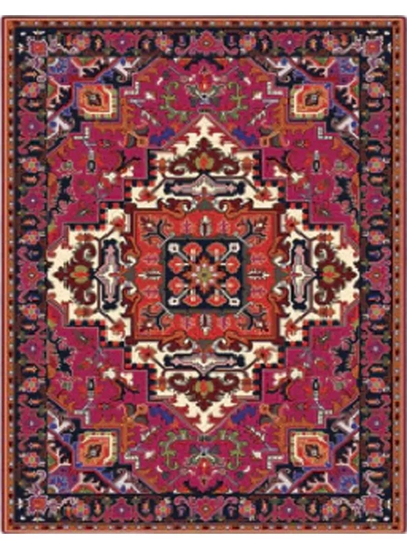 قالیچه و فرشینه سنتی و مدرن هال و پذیرایی برند رویان کدZ295 سایت خرید برو