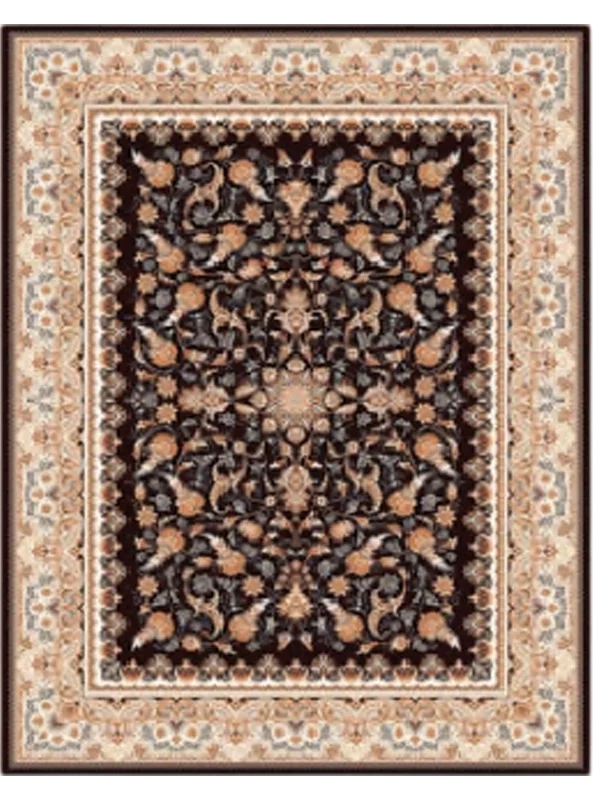 قالیچه و فرشینه سنتی و مدرن هال و پذیرایی برند رویان کدZ303 سایت خرید برو