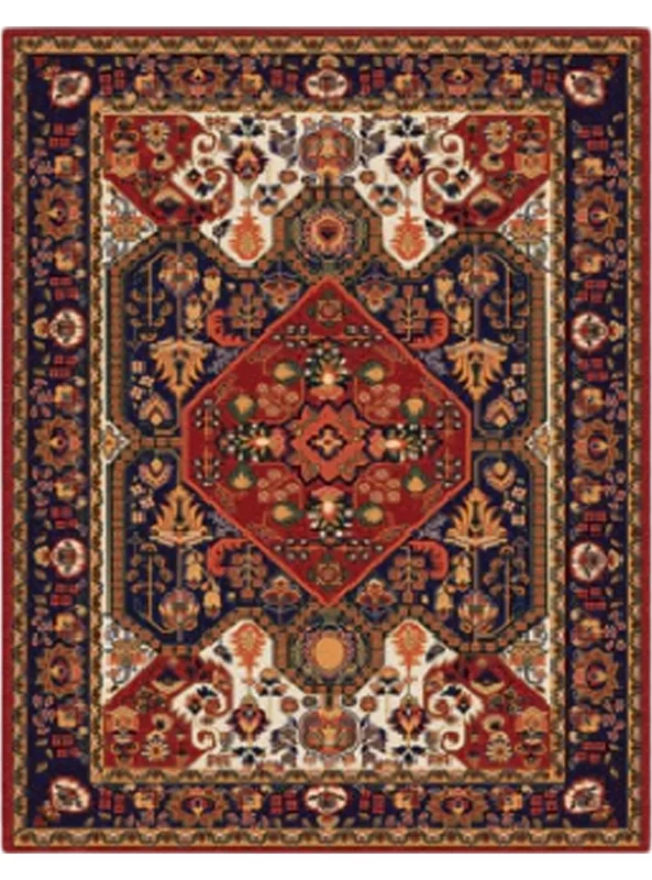 قالیچه و فرشینه سنتی و مدرن هال و پذیرایی برند رویان کدZ305 سایت خرید برو