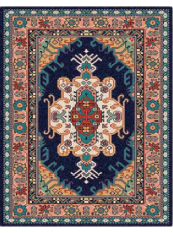 قالیچه و فرشینه سنتی و مدرن هال و پذیرایی برند رویان کدZ306 سایت خرید برو