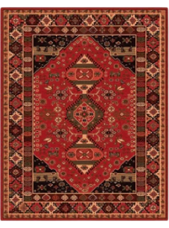 قالیچه و فرشینه سنتی و مدرن هال و پذیرایی برند رویان کدZ307 سایت خرید برو