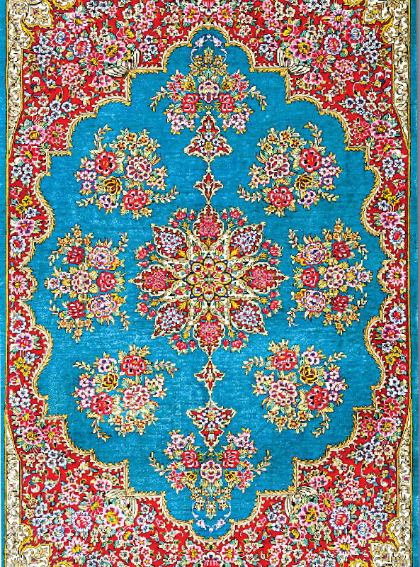 قالیچه و فرشینه سنتی و مدرن هال و پذیرایی برند رویان کدZ315 سایت خرید برو