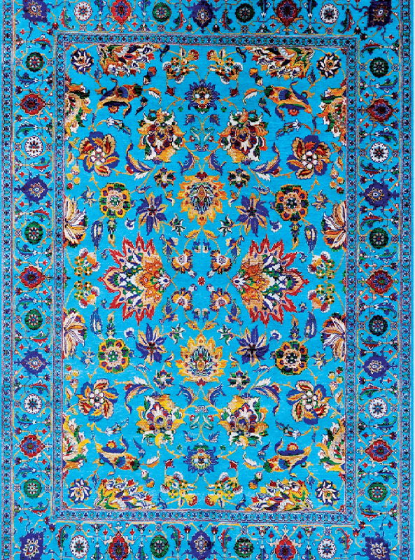 قالیچه و فرشینه سنتی و مدرن هال و پذیرایی برند رویان کدZ316 سایت خرید برو