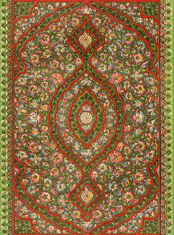 قالیچه و فرشینه سنتی و مدرن هال و پذیرایی برند رویان کدZ322 سایت خرید برو