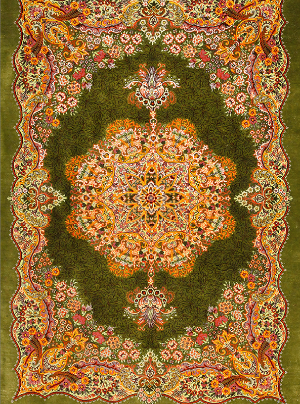 قالیچه و فرشینه سنتی و مدرن هال و پذیرایی برند رویان کدZ333 سایت خرید برو