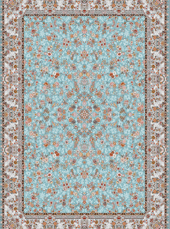 قالیچه و فرشینه سنتی و مدرن هال و پذیرایی برند رویان کدZ345 سایت خرید برو