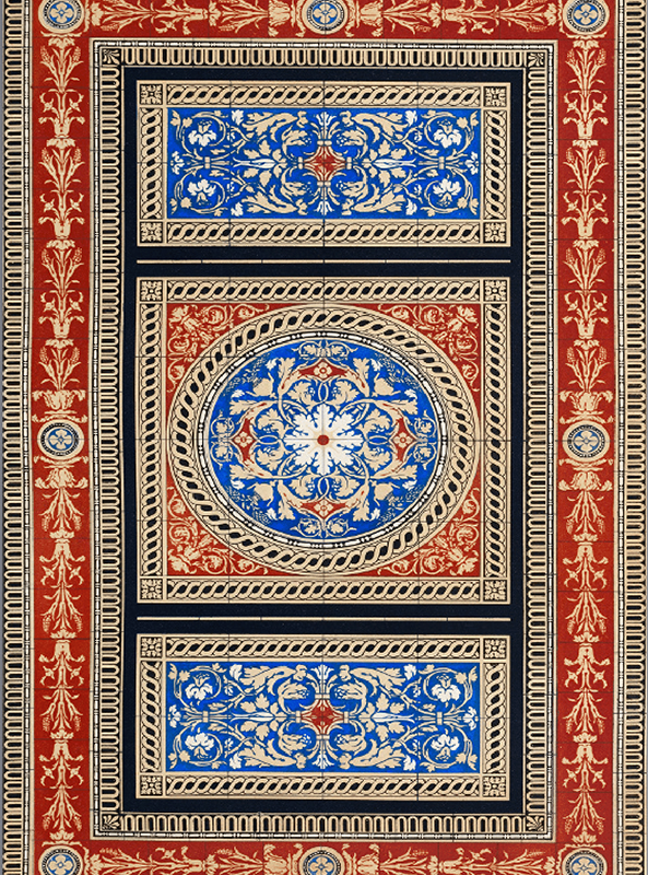 قالیچه و فرشینه سنتی و مدرن هال و پذیرایی برند رویان کدZ349 سایت خرید برو