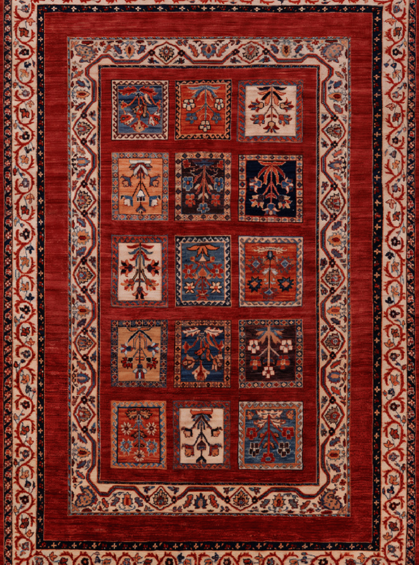 قالیچه و فرشینه سنتی و مدرن هال و پذیرایی برند رویان کدZ352 سایت خرید برو