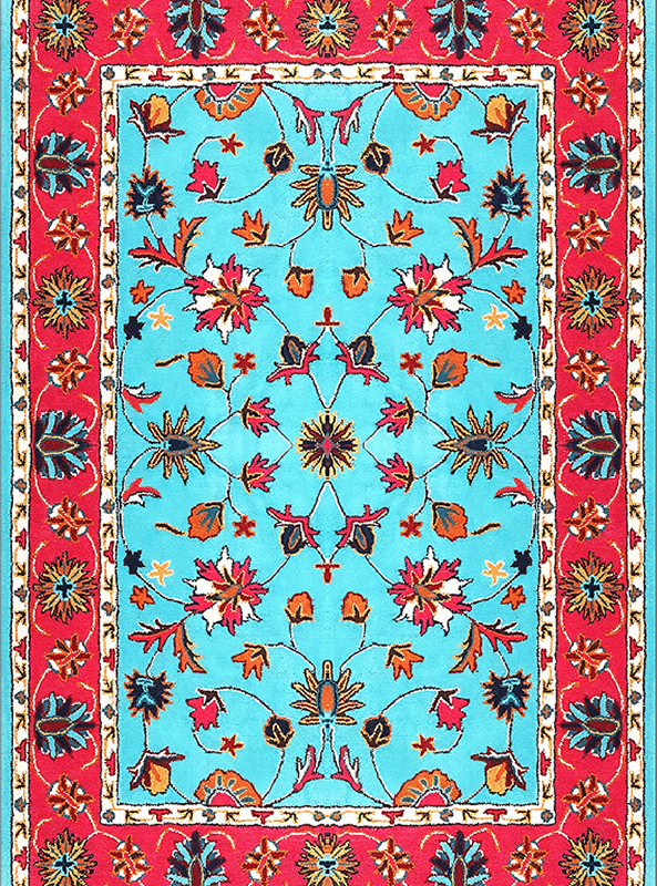 قالیچه و فرشینه سنتی و مدرن هال و پذیرایی برند رویان کدZ354 سایت خرید برو