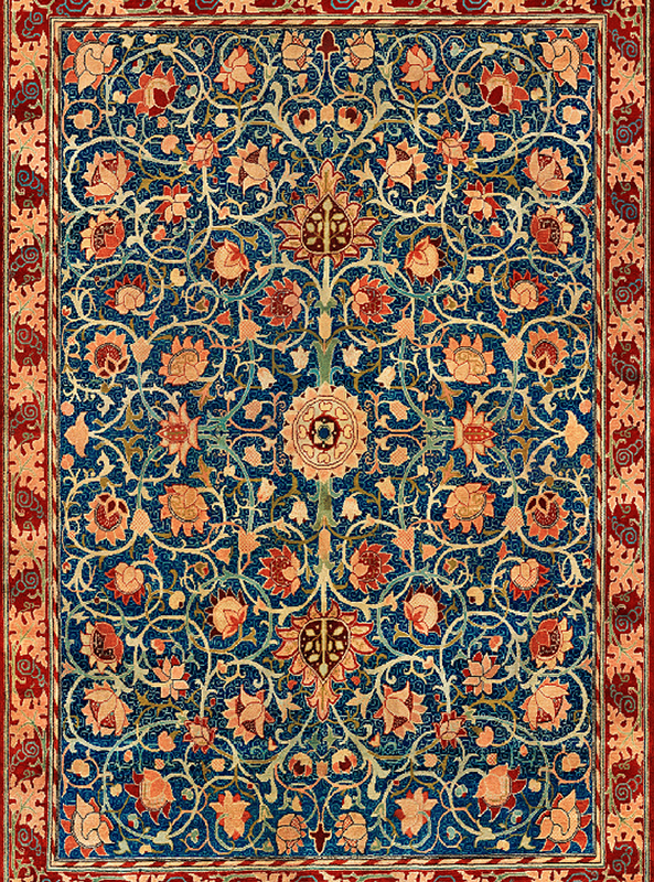 قالیچه و فرشینه سنتی و مدرن هال و پذیرایی برند رویان کدZ367 سایت خرید برو