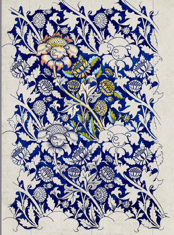 قالیچه و فرشینه سنتی و مدرن هال و پذیرایی برند رویان کدZ368 سایت خرید برو