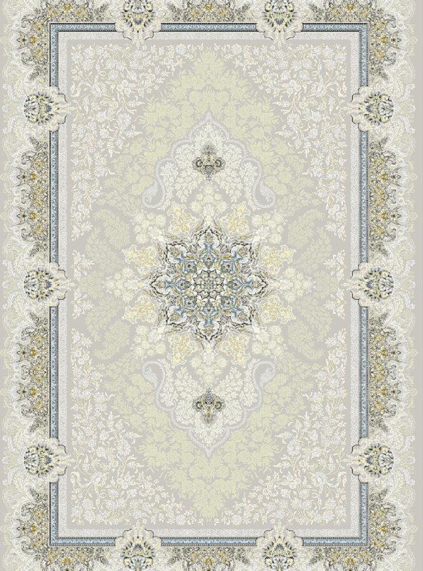 قالیچه و فرشینه سنتی و مدرن هال و پذیرایی برند رویان کدZ385 سایت خرید برو