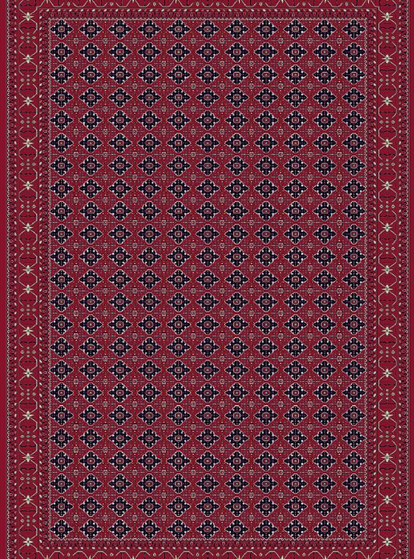 قالیچه و فرشینه سنتی و مدرن هال و پذیرایی برند رویان کدZ406 سایت خرید برو