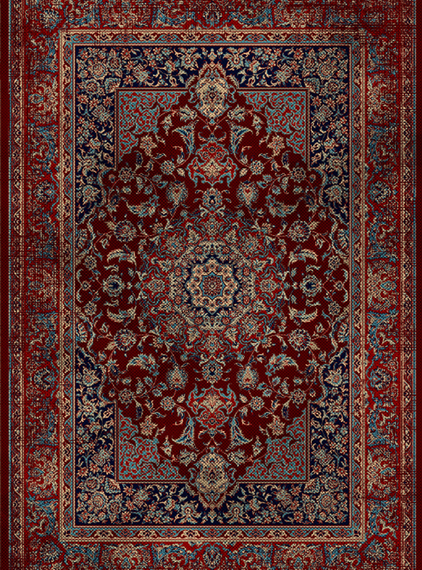 قالیچه و فرشینه سنتی و مدرن هال و پذیرایی برند رویان کدZ407 سایت خرید برو