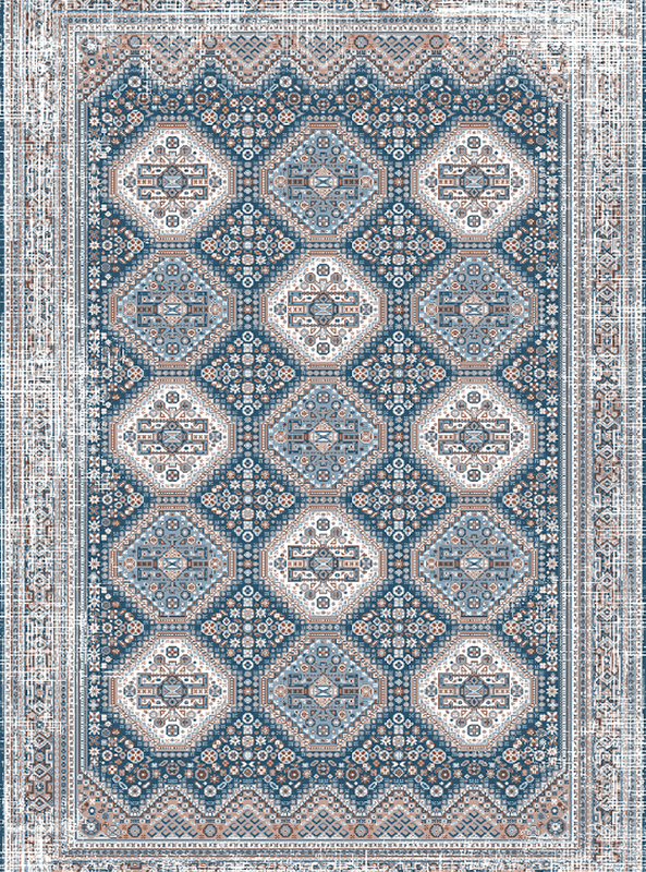 قالیچه و فرشینه سنتی و مدرن هال و پذیرایی برند رویان کدZ415 سایت خرید برو